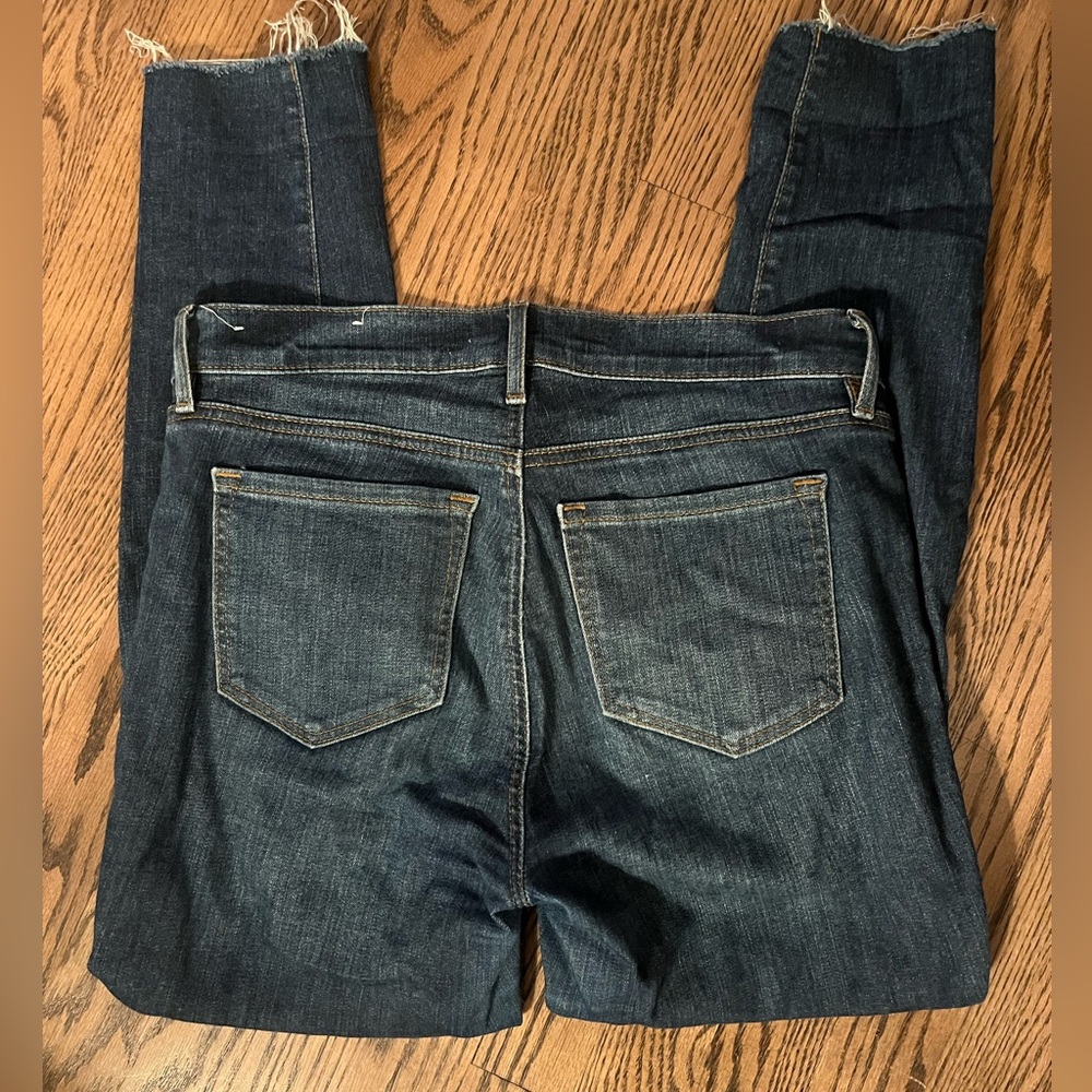 LOFT Ripped Blue Jeans - Picture 3 of 5